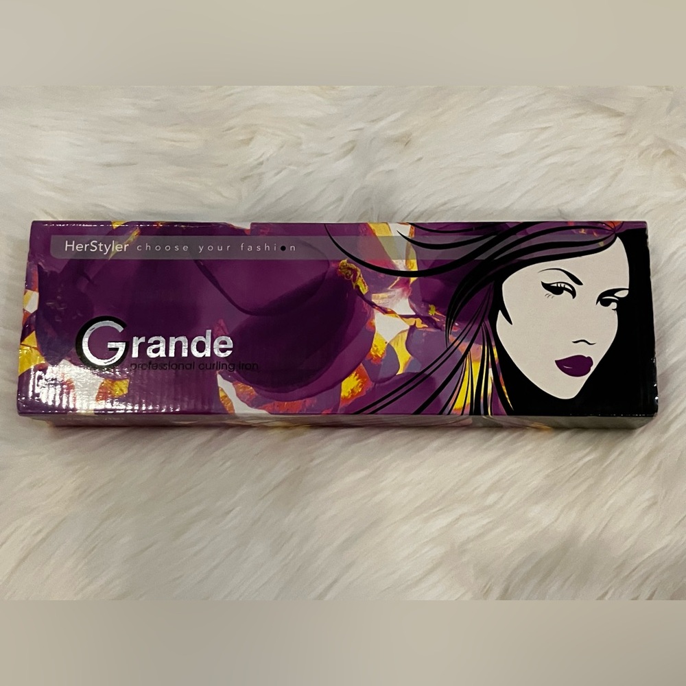 Herstyle Vibrant Purple Hair Curling Wand - Picture 3 of 7